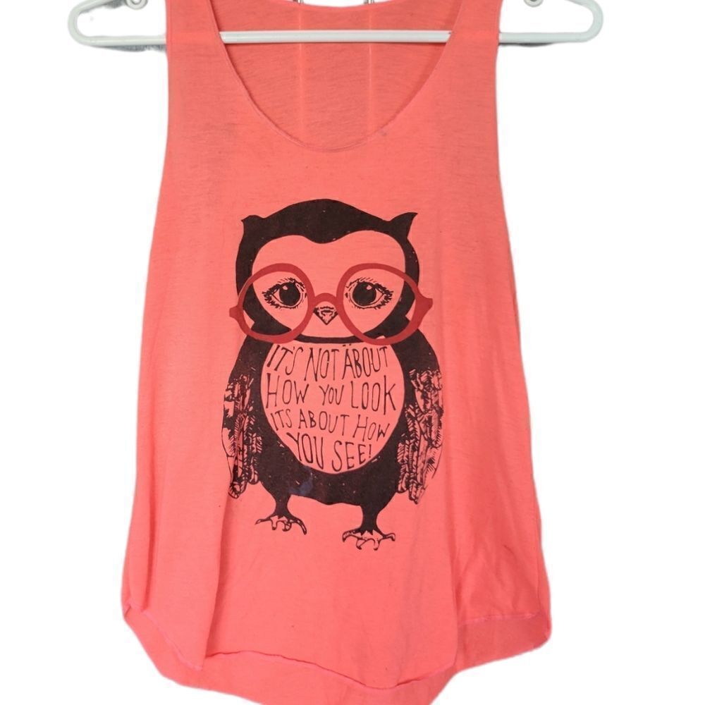 Owl Print Tank - small